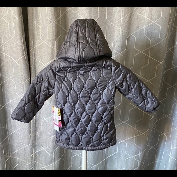 PINK PLATINUM-NWT-GIRLS GRAY AND PINK JACK… - Picture 7 of 8